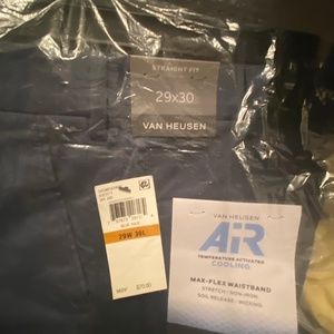 Van Heusen Air Flat-Front Straight-Leg Flex Men's Dress Pants